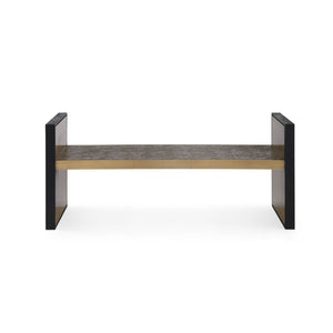 Odeon Large Bench/Coffee Table / Antique Brass and Dark-Villa & House-Blue Hand Home