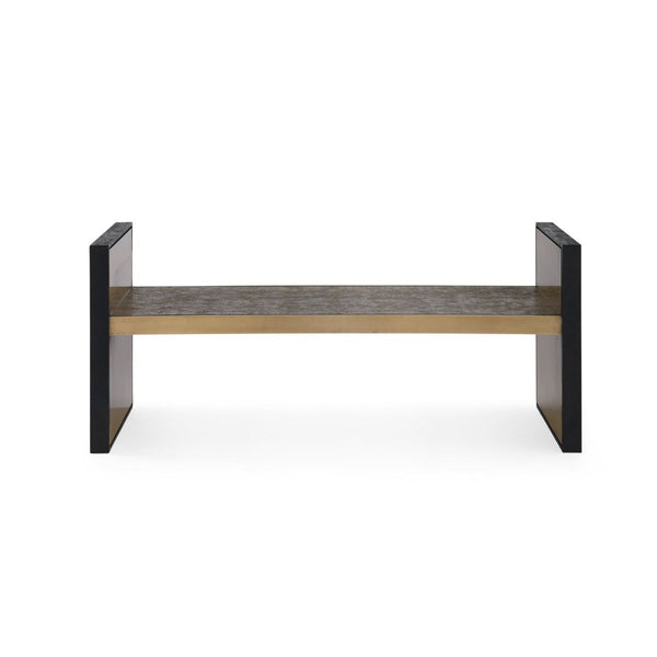 Odeon Large Bench/Coffee Table / Antique Brass and Dark-Villa & House-Blue Hand Home