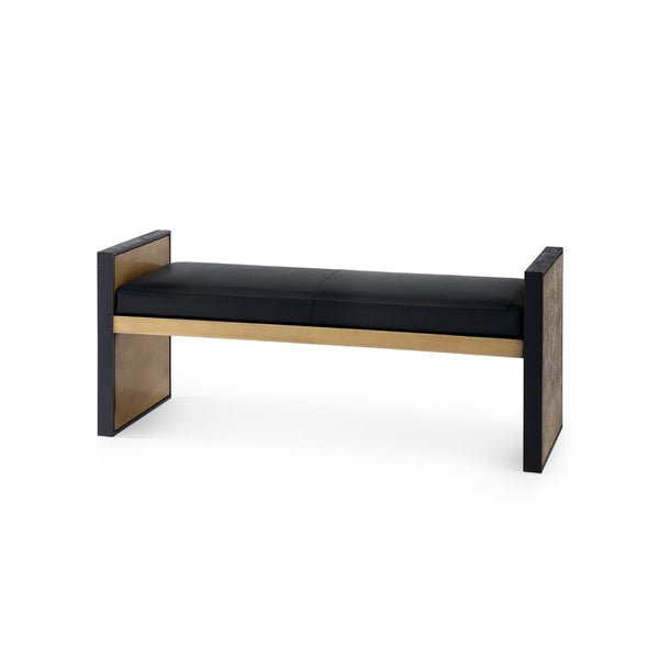 Odeon Large Bench/Coffee Table Cushion / Black-Villa & House-Blue Hand Home