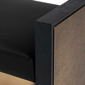 Odeon Large Bench/Coffee Table Cushion / Black-Villa & House-Blue Hand Home