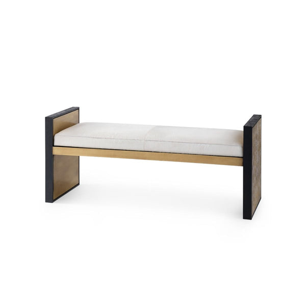 Odeon Large Bench/Coffee Table Cushion / Snow-Villa & House-Blue Hand Home