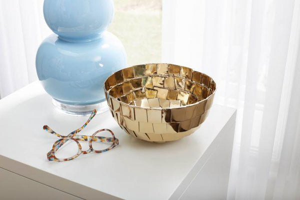 Apsis Bowl / Brass Finish-Villa & House-Blue Hand Home