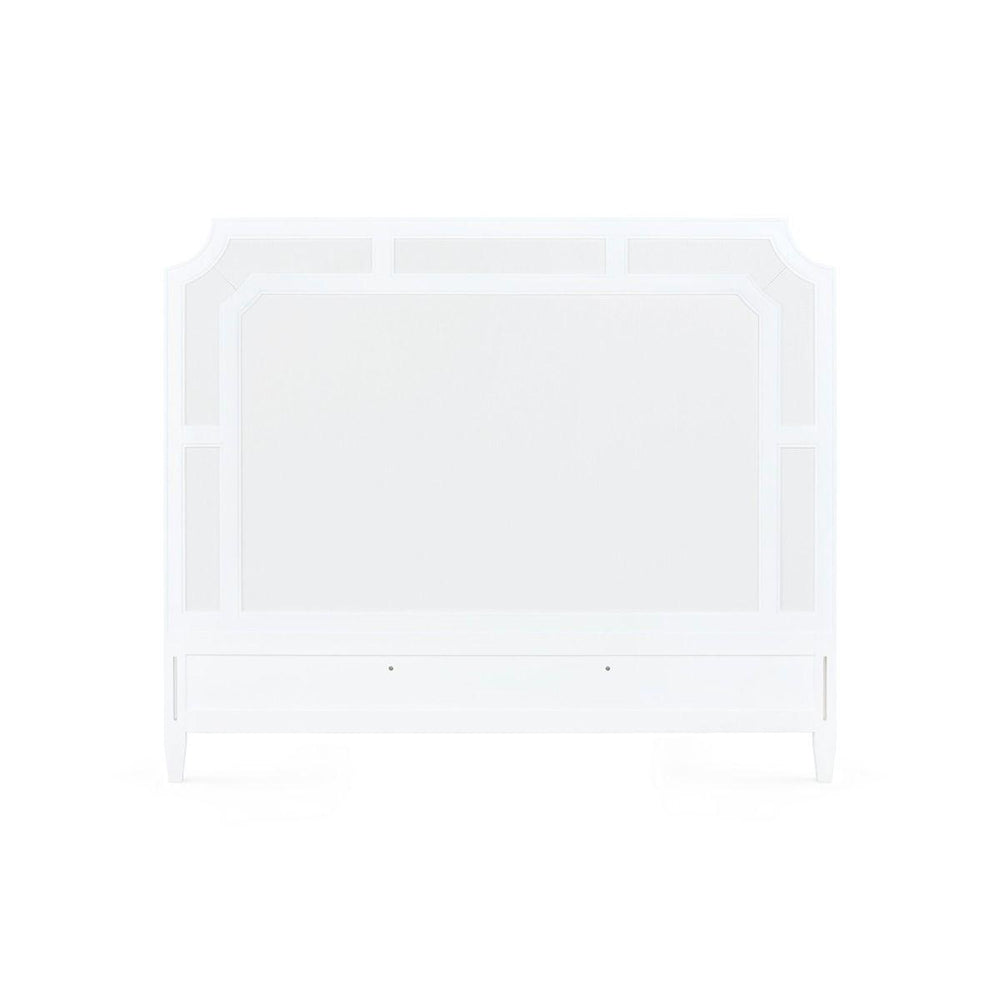 Olivia King Headboard / Soft White-Blue Hand Home