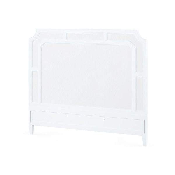 Olivia King Headboard / Soft White-Blue Hand Home