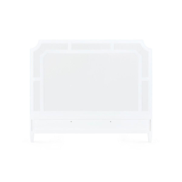 Olivia Queen Headboard / Soft White-Blue Hand Home