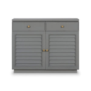Oxford Shutter 2 Door Cabinet-Blue Hand Home