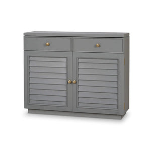 Oxford Shutter 2 Door Cabinet-Blue Hand Home