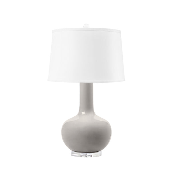 Pablo Lamp Without Shade, Smoked Truffle