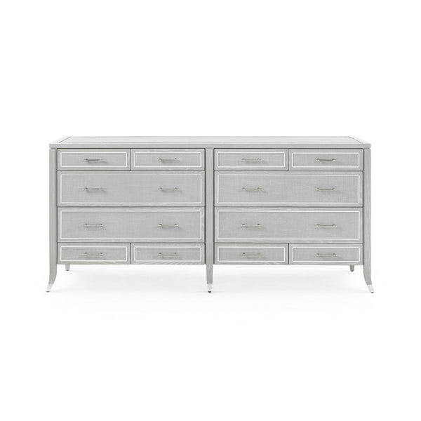 Paulina 12-Drawer / Soft Gray-Villa & House-Blue Hand Home