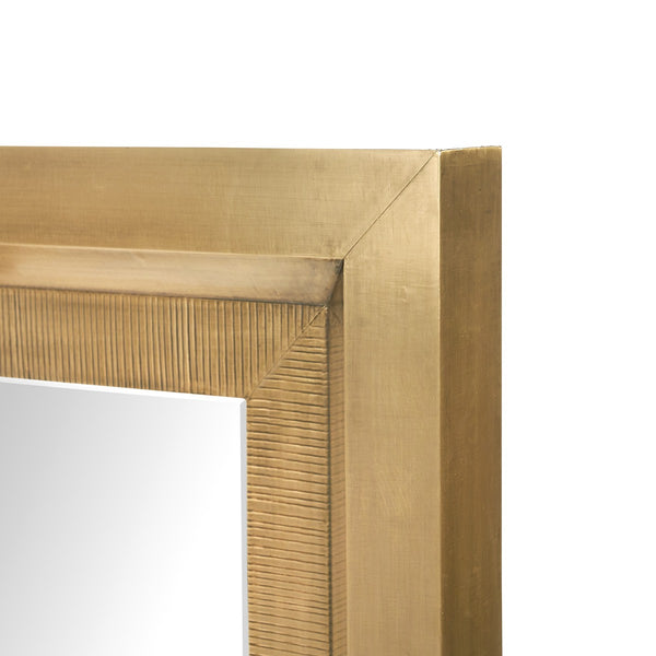 Princeton Mirror, Antique Brass