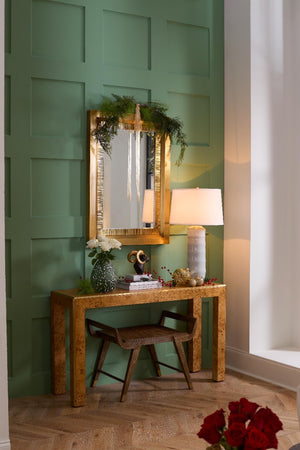Princeton Mirror, Antique Brass