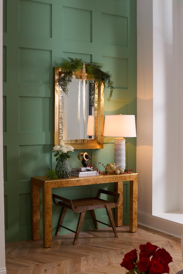 Princeton Mirror, Antique Brass