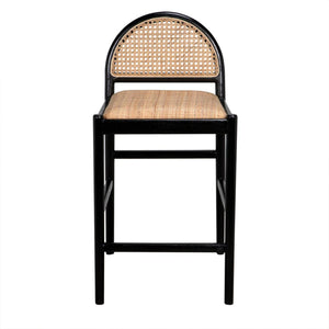 Peter Counter Stool-Noir Furniture-Blue Hand Home