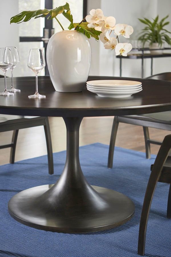 Pierre Round Dining Table 60''-Blue Hand Home