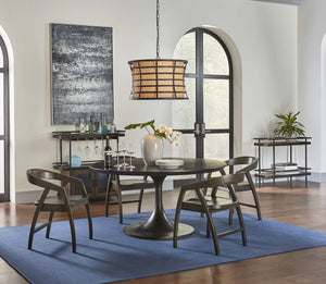 Pierre Round Dining Table 60''-Blue Hand Home