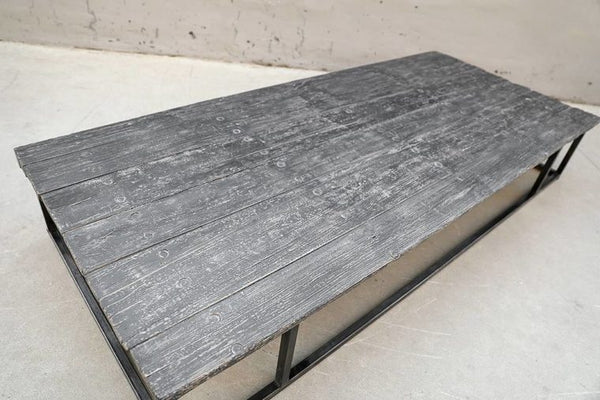 Plank Top Cocktail Table-Blue Hand Home