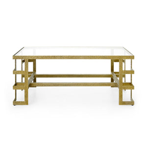 Plano Coffee Table / Champagne Bronze-Villa & House-Blue Hand Home
