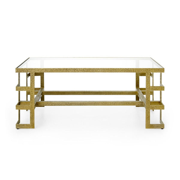 Plano Coffee Table / Champagne Bronze-Villa & House-Blue Hand Home