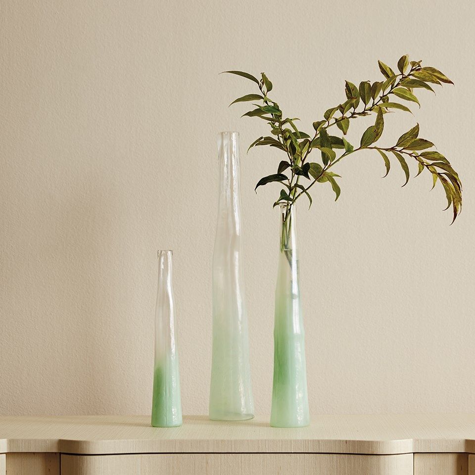 Primavera Set of 3 Vases / Caribbean Green-Villa & House-Blue Hand Home