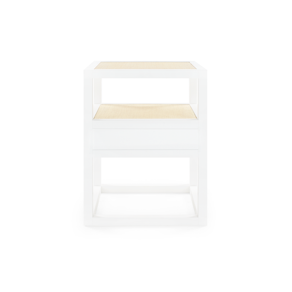 Polo 1-Drawer Side Table-Blue Hand Home