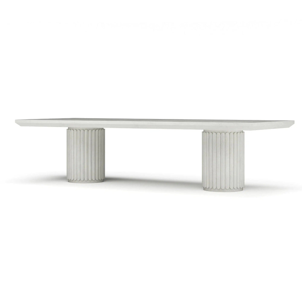 Portobello Rectangular Dining Table 120"-Blue Hand Home