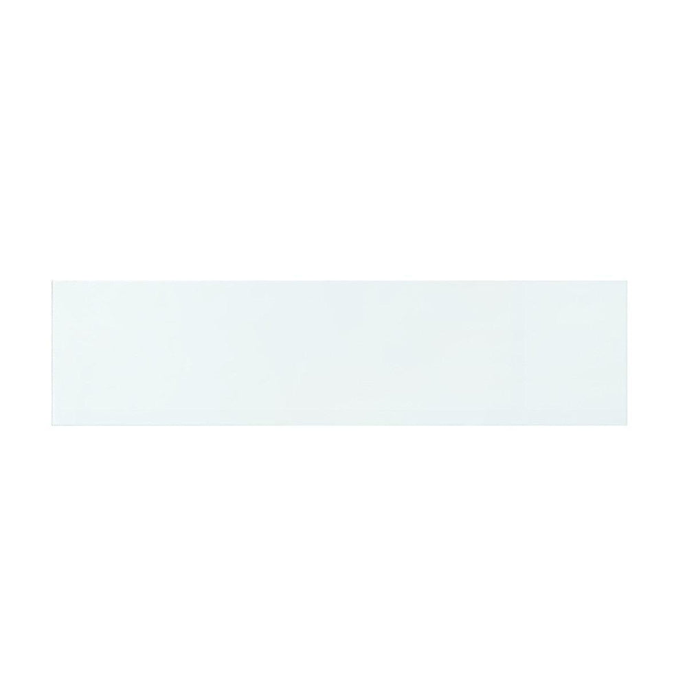 Villa & House Parsons Large Console Clear Tempered Glass Top-Blue Hand Home
