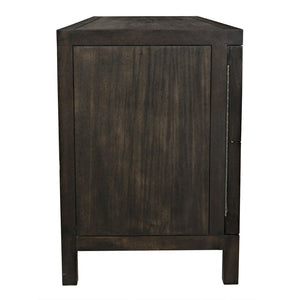 Quadrant 3 Door Sideboard, Ebony Walnut by Noir-Blue Hand Home
