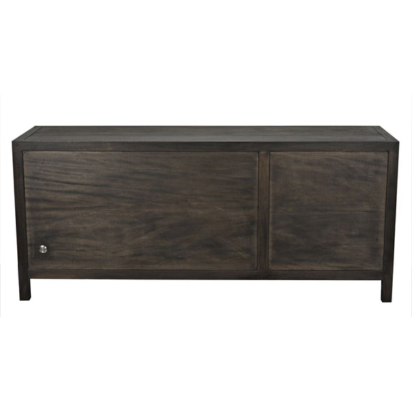 Quadrant 3 Door Sideboard, Ebony Walnut by Noir-Blue Hand Home