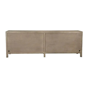 Quadrant 4 Door Sideboard, Washed Walnut-Noir Furniture-Blue Hand Home