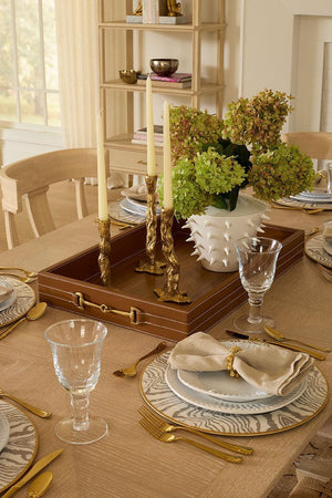 Quill Medium Vase-Blue Hand Home