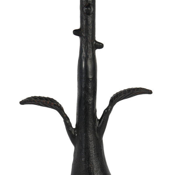 Rama Table Lamp Without Shade, Blackened Bronze Finish