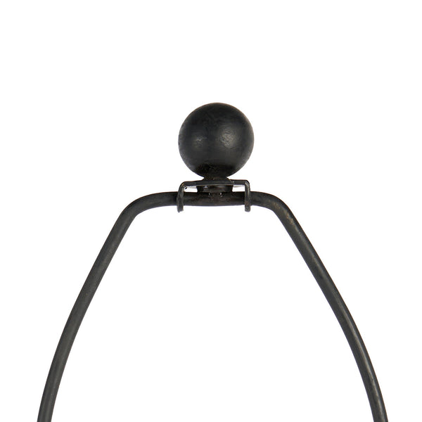 Rama Table Lamp Without Shade, Blackened Bronze Finish