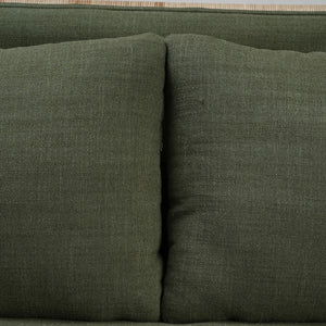 Rabana Rattan Loveseat-Blue Hand Home