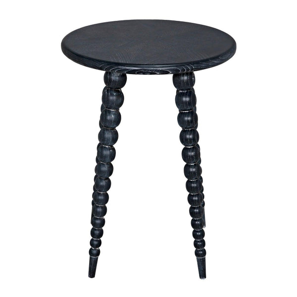 Rebecca Side Table-Noir Furniture-Blue Hand Home