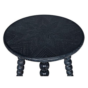 Rebecca Side Table-Noir Furniture-Blue Hand Home