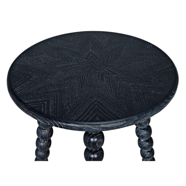 Rebecca Side Table-Noir Furniture-Blue Hand Home