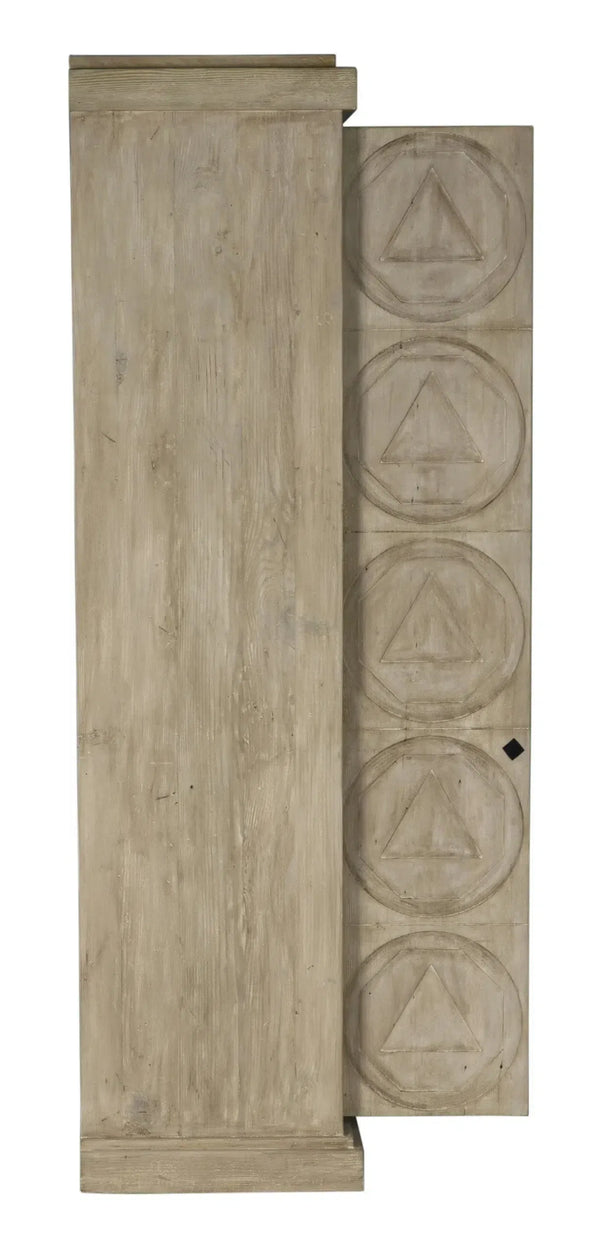Reclaimed Lumber, Cipher Armoire - 36x22x85-Blue Hand Home