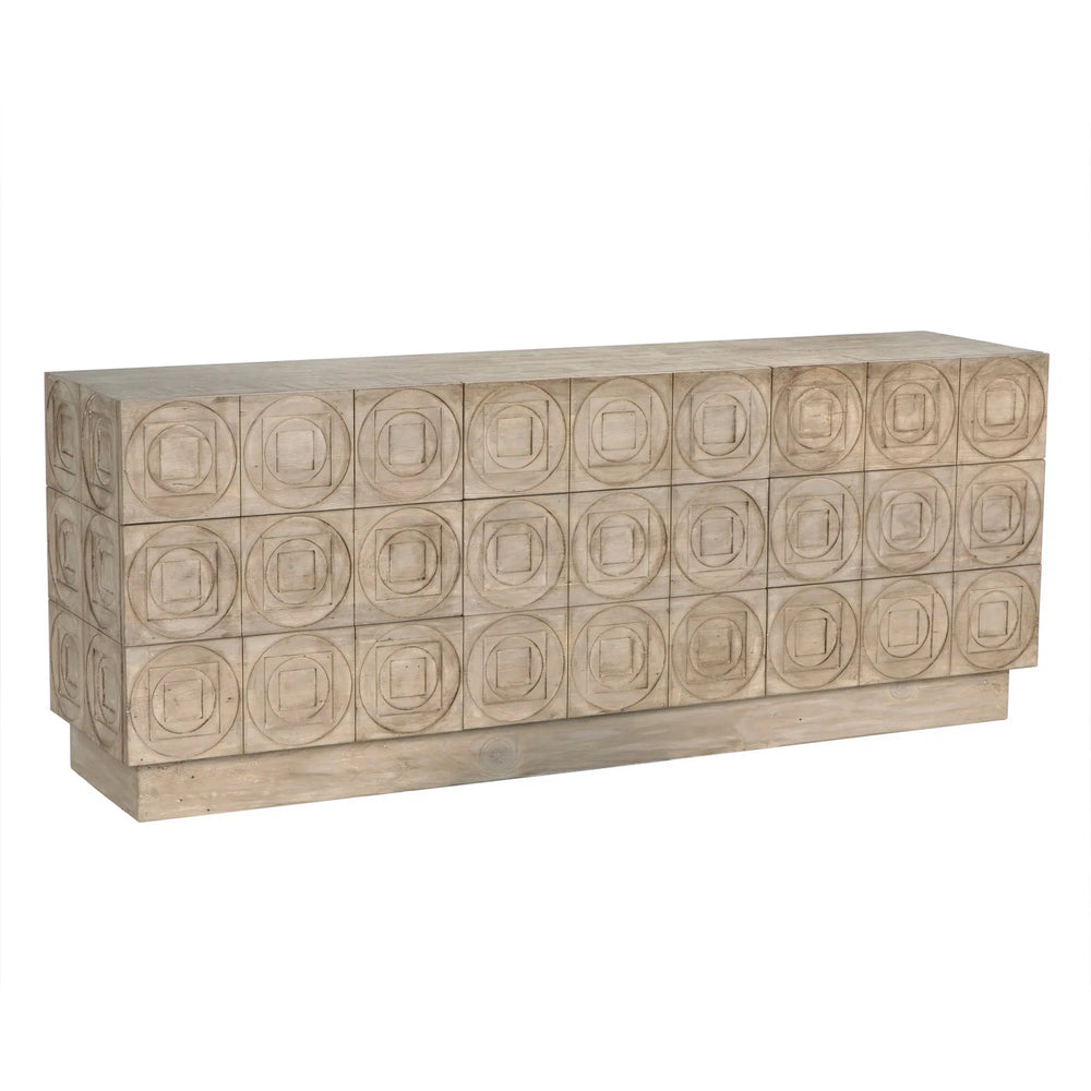 Reclaimed Lumber Cipher Dresser, Large-Blue Hand Home