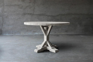 Reclaimed Teak Table R Base-Blue Hand Home