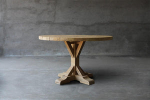 Reclaimed Teak Table R Base-Blue Hand Home