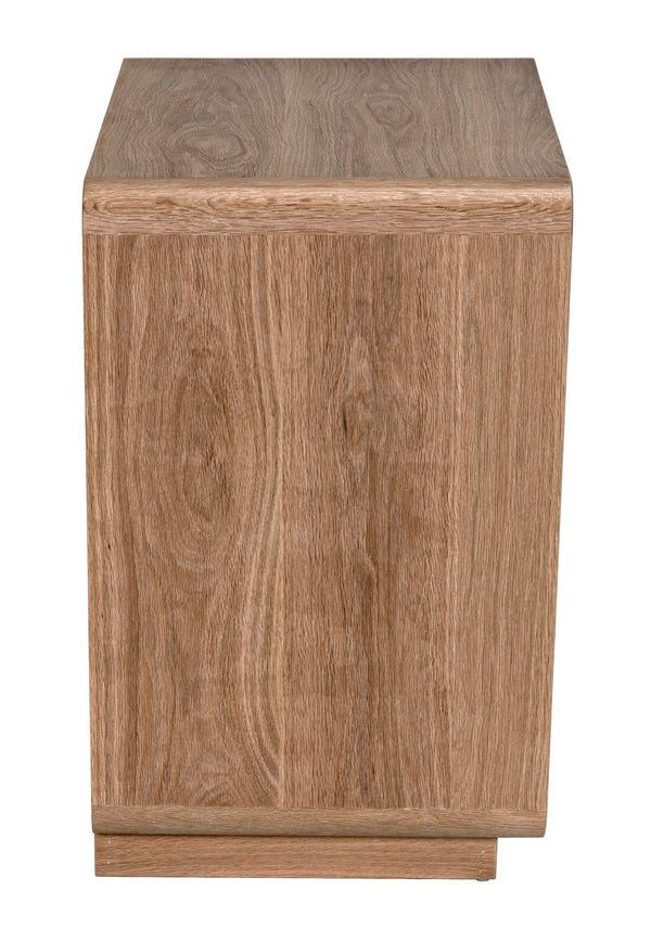 Redford Nightstand, Oak & Oak Plywood - 30x18x28-Blue Hand Home