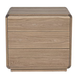 Redford Nightstand, Oak & Oak Plywood - 30x18x28-Blue Hand Home