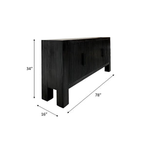 Reed 4 Door Sideboard-Blue Hand Home