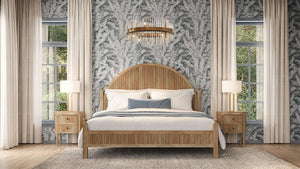 Regent Arc Bed King-Blue Hand Home