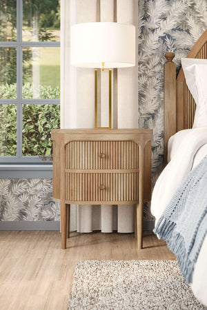 Regent Bedside Small Table-Blue Hand Home