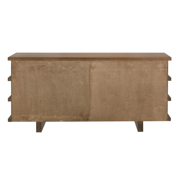 Bergamot Dresser, Oak/Oak Veneer - Large-Blue Hand Home