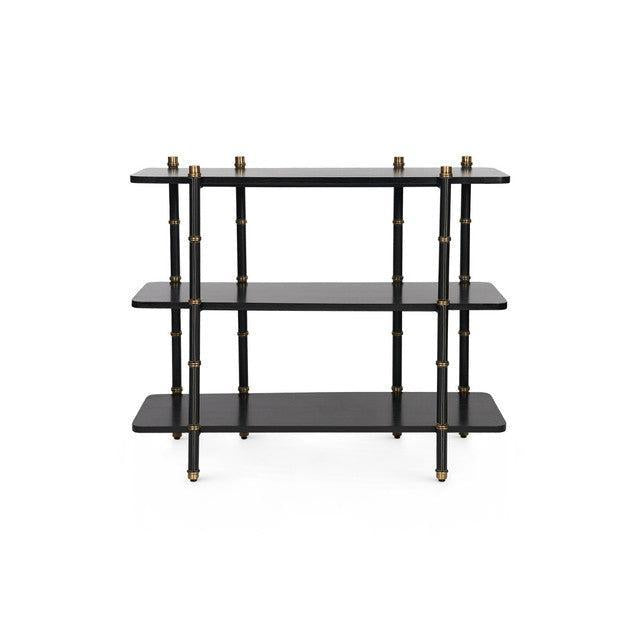 Reneau Low Shelf-Blue Hand Home
