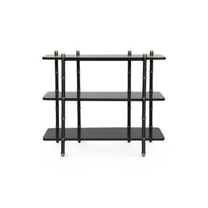 Reneau Low Shelf-Blue Hand Home