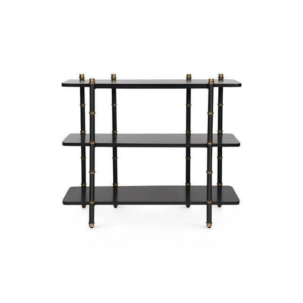 Reneau Low Shelf-Blue Hand Home