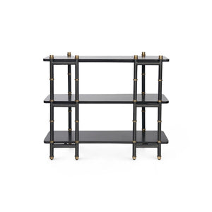 Reneau Low Shelf-Blue Hand Home